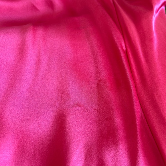 Reformation Alisal silk slip dress in hot pink - Picture 10 of 10